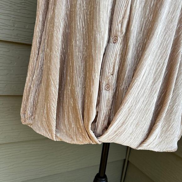 SKIES ARE BLUE women’s  1X button down long sleeve top - Picture 3 of 12